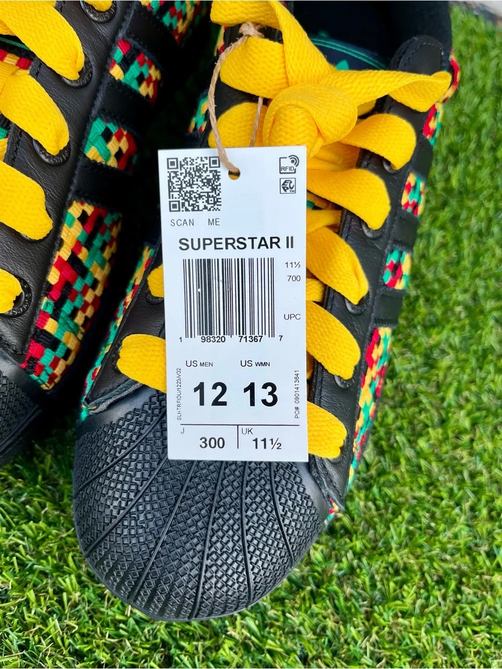 adidas Superstar II Jamaica  Bob Marley Shoes Men’s Size 12 New W/o box